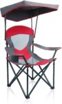 Heavy-Duty Leisure Chair with Sun Canopy