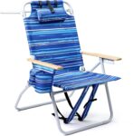 High-Seated Beach Chair for Adults / Fishing & Picnics
