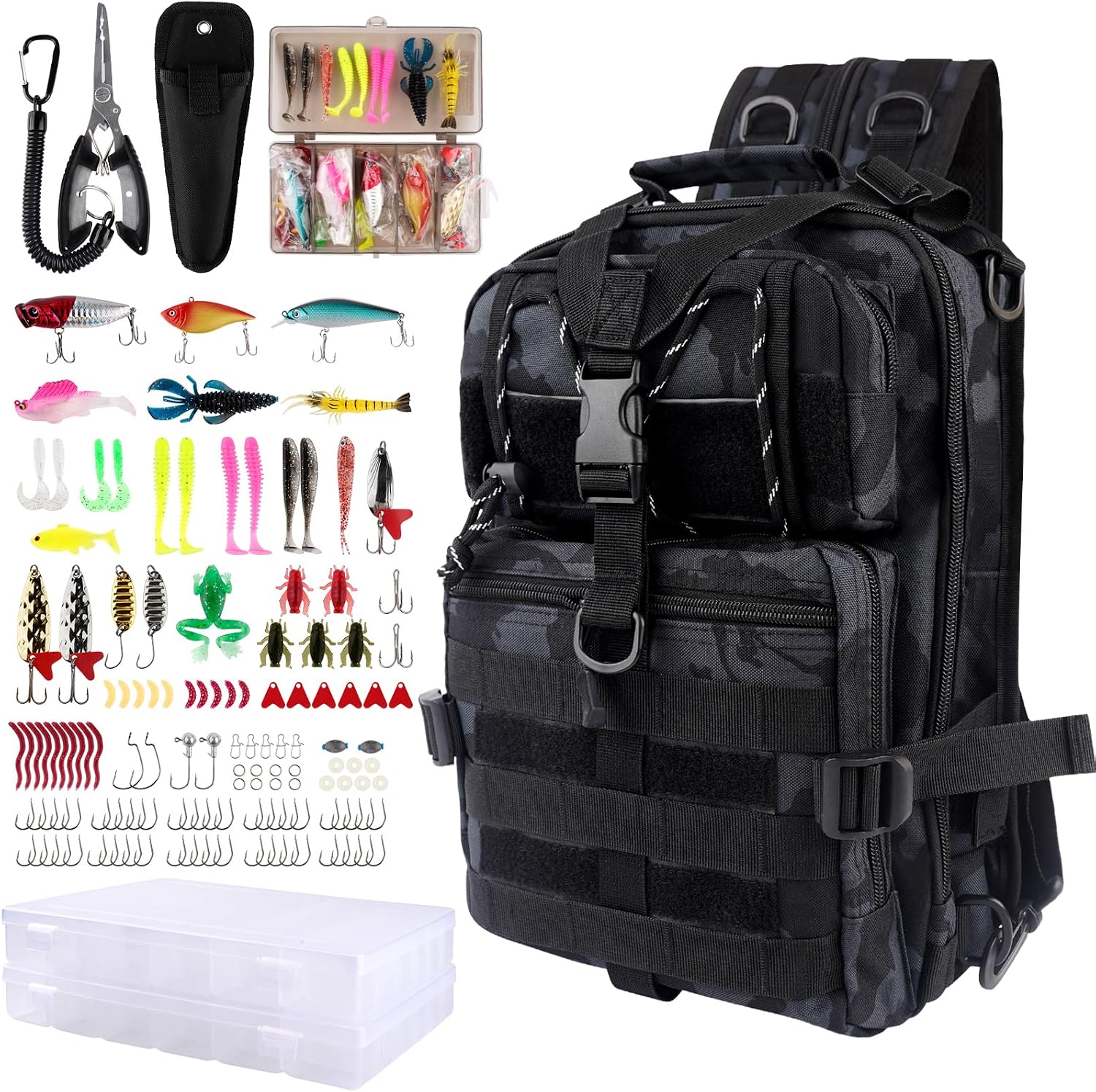 818RhpztQxL._AC_SL1500_.jpg 139-Piece Fishing Tackle Box Backpack - Image 1
