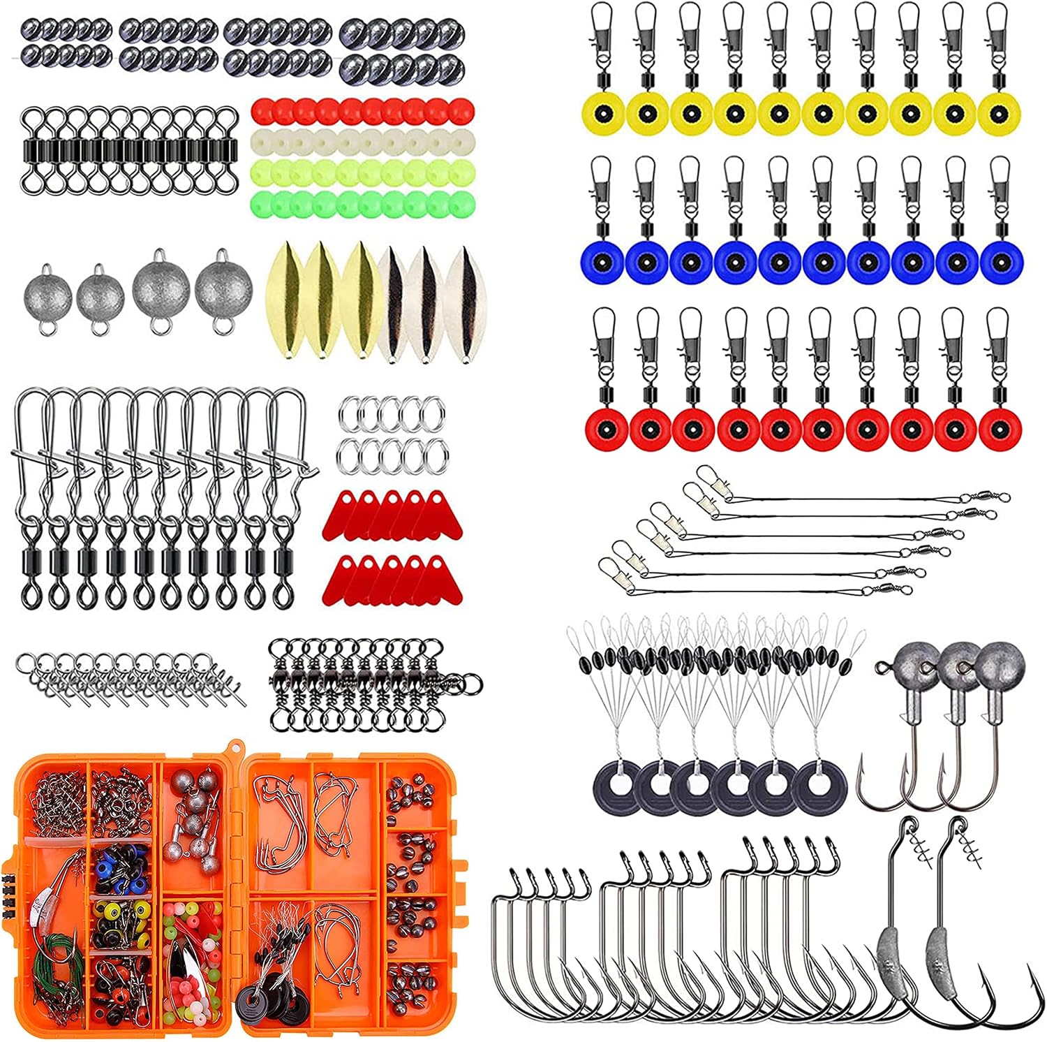 91L0FXRnOFL._AC_SL1500_.jpg Fishing Lure Kits, suitable for freshwater fish - Image 1