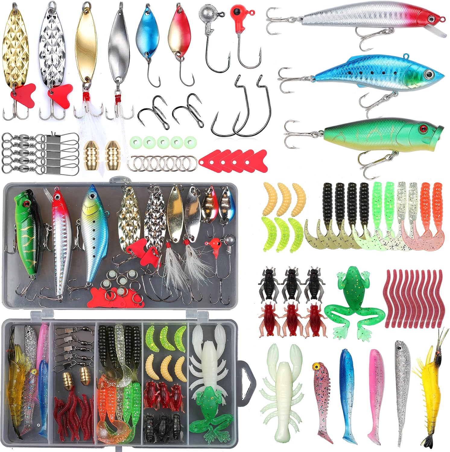 91jWXJlPIPL._AC_SL1500_.jpg Fishing Lure Kits - Image 1