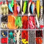 375-Piece Realistic Freshwater Fishing Lure Kits